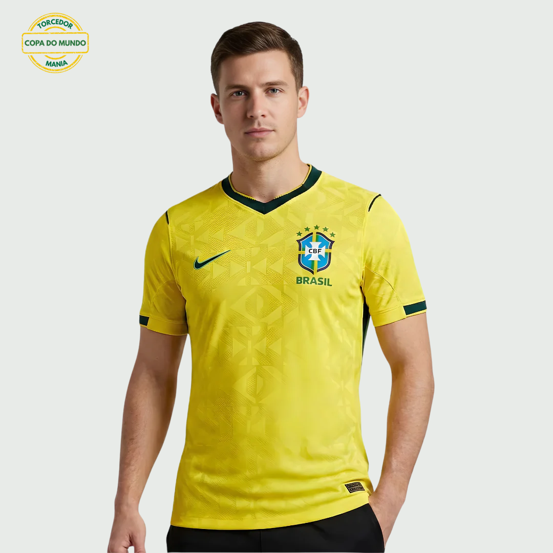 Camisa Seleção Brasileira 2026 Amarela